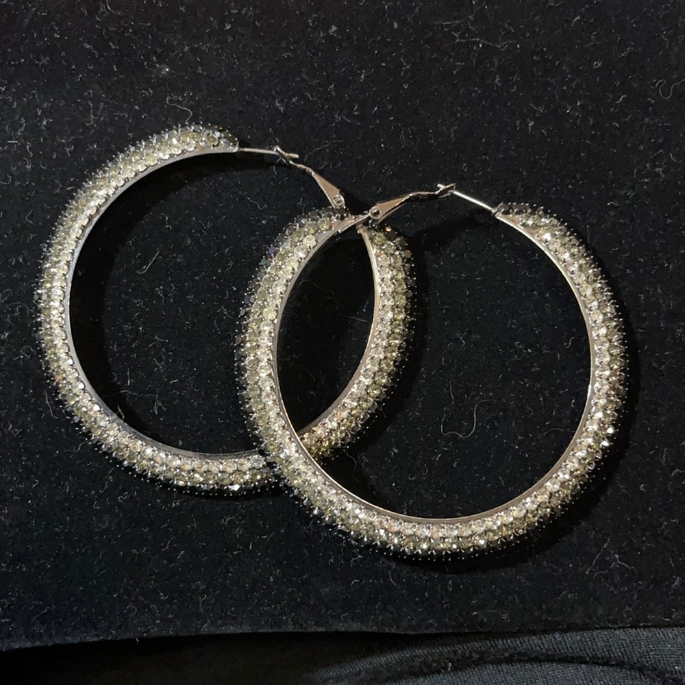 Oversized Glitter Earrings